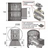 Чугунная печь легенда ковка 22 (217) 2017