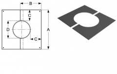 Декоративная разъемная пластина "Стандарт" 0-5°
