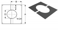 Декоративная разъемная пластина "Стандарт" 35-45°